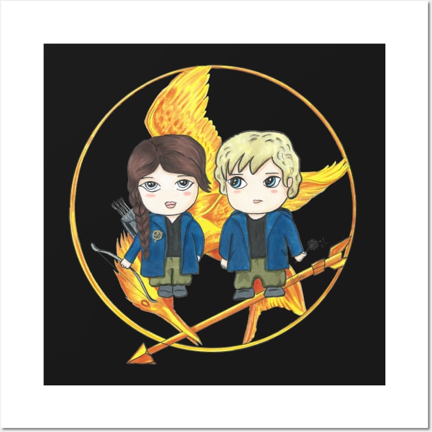 Katniss & Peeta Wall Art by LivStark